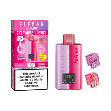 ELFbar Dual 10k Refillable Pod Kit Cherry Edition