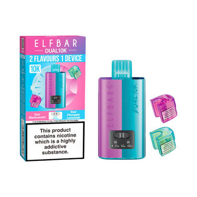 ELFbar Dual 10k Refillable Pod Kit Sour Edition