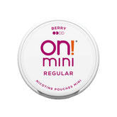 on!®mini Berry Regular 3mg Round Can