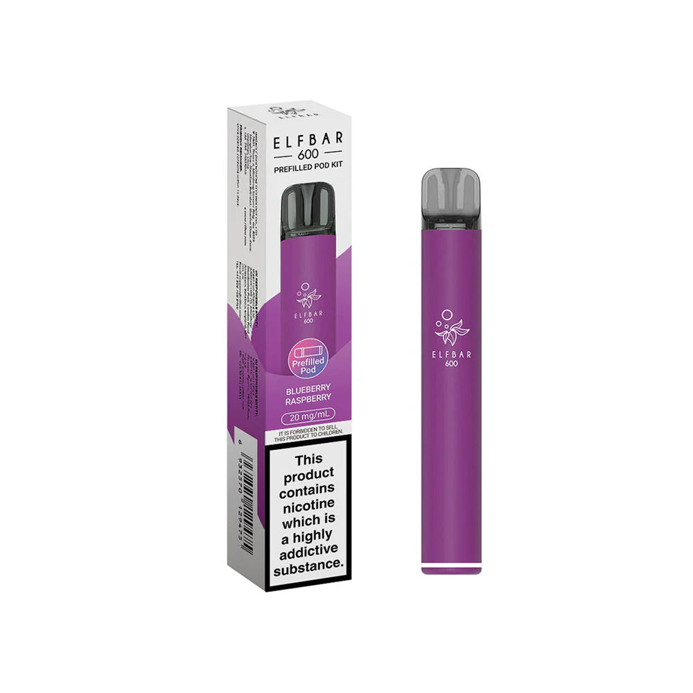 ELFbar 600 Rechargeable Kit Blueberry Raspberry