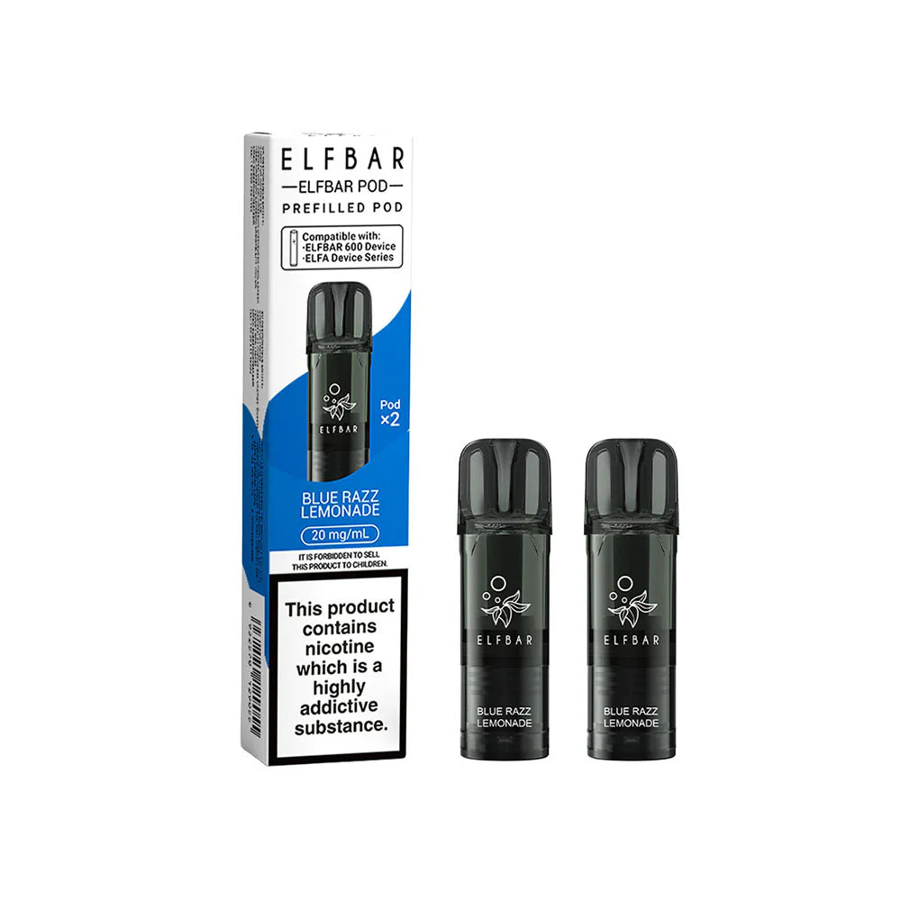 ELFbar 600 Replacement Pod Blue Razz Lemonade