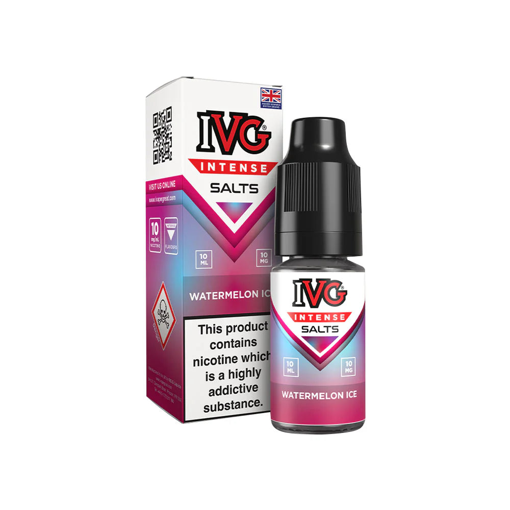 IVG Intense Nic Salts Watermelon Ice 10mg
