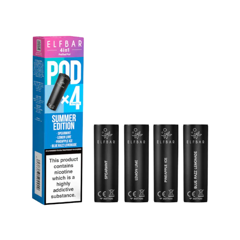 ELFbar 4in1 Prefilled Pod × 4 Pack Summer Edition