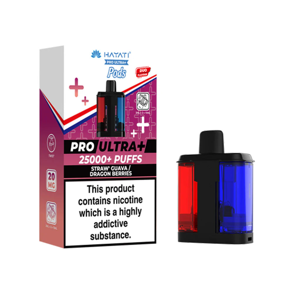Hayati Pro Ultra+ Refill Pod Straw' Guava / Dragon Berries