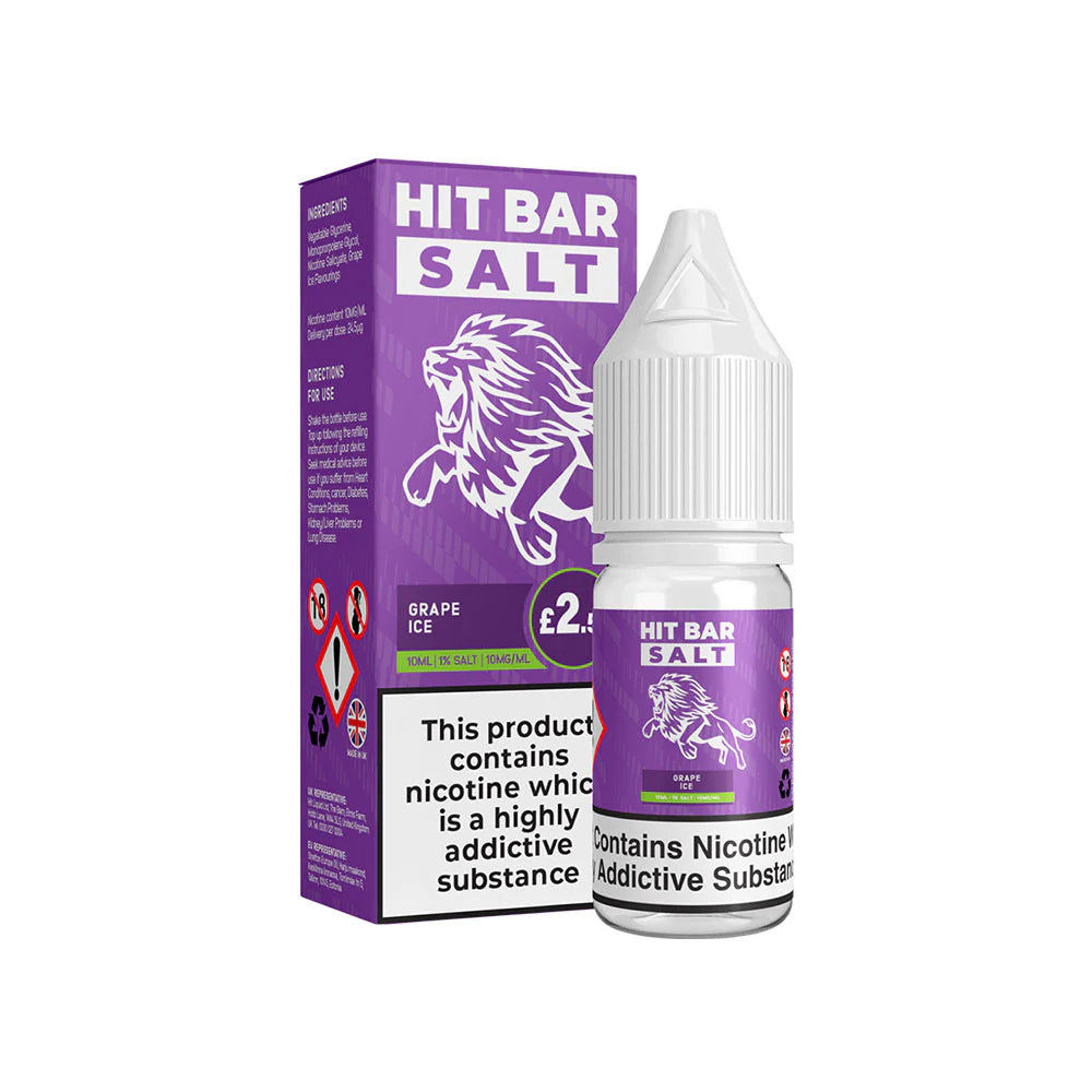 Hit Bar Nic Salt Grape Ice 10mg