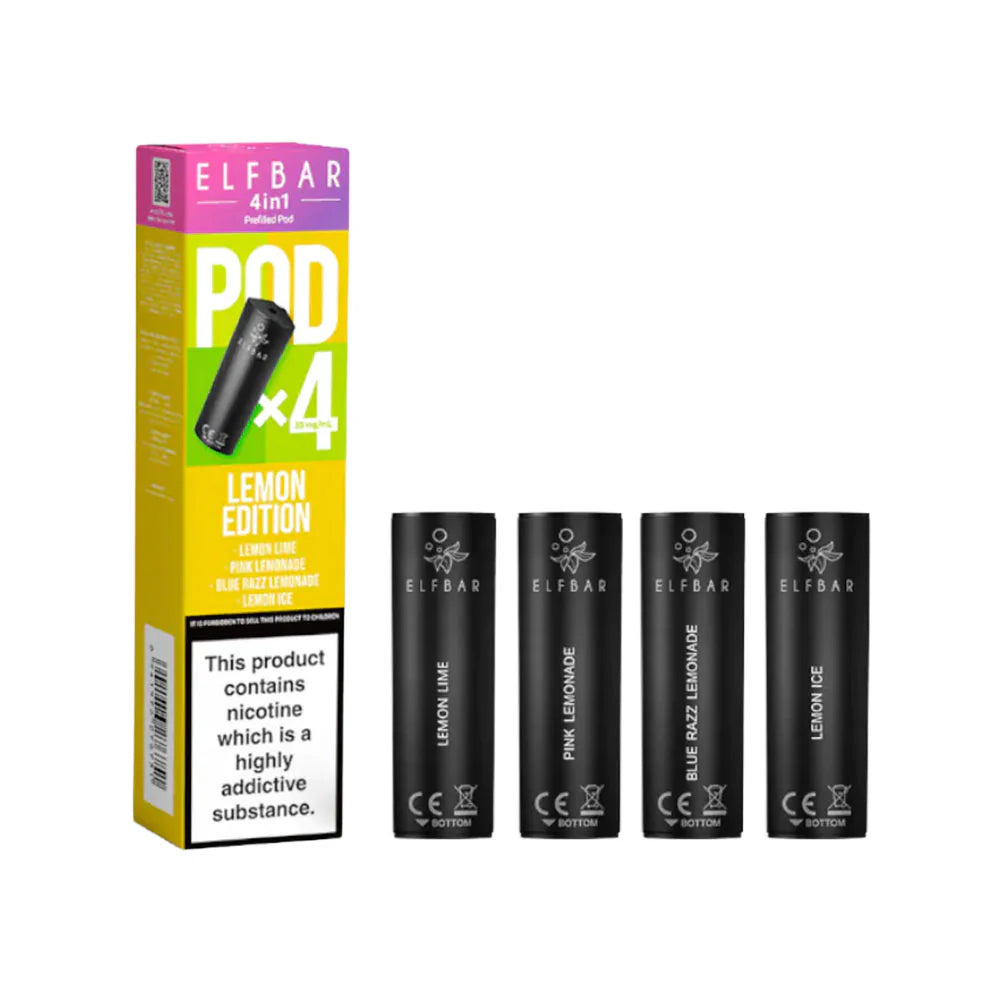 ELFbar 4in1 Prefilled Pod × 4 Pack Lemon Edition