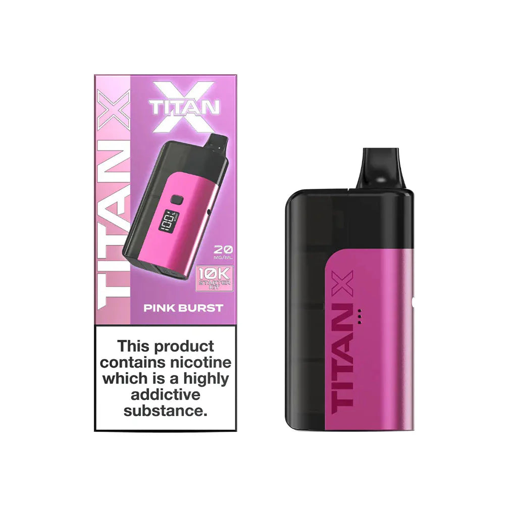 Titan X Starter Kit 20mg Pink Burst