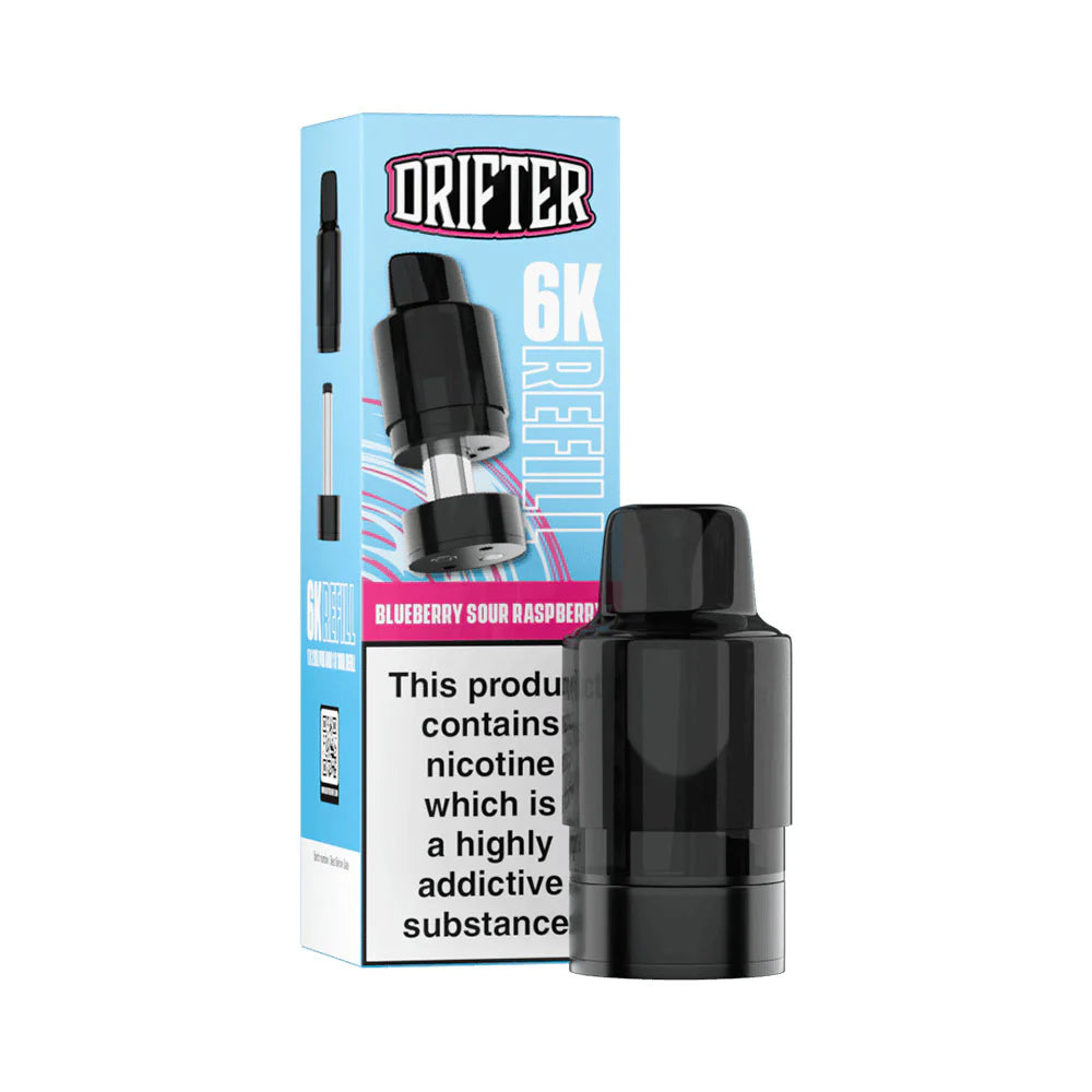 Drifter 6K Pod Blueberry Sour Raspberry 20mg