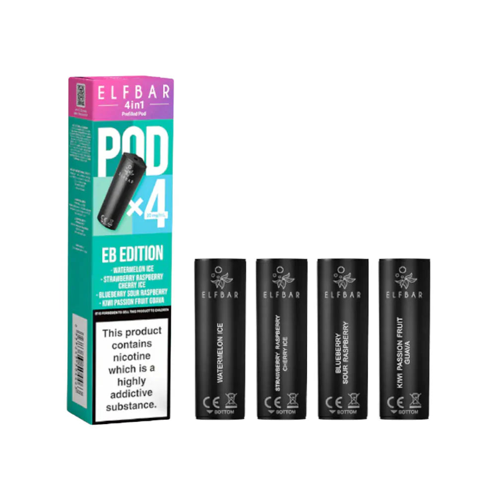 ELFbar 4in1 Prefilled Pod × 4 Pack EB Edition
