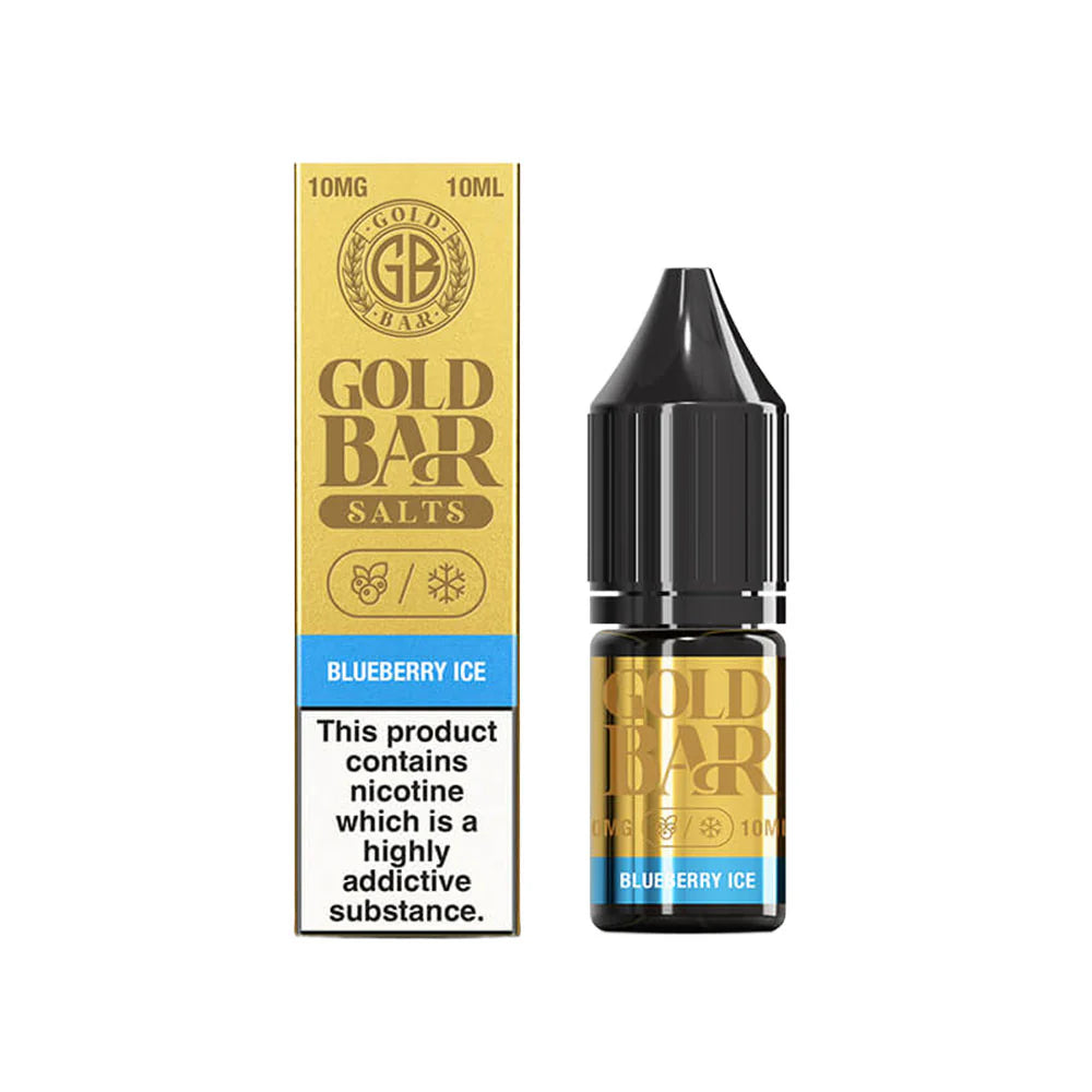 Gold Bar Nic Salts Blueberry Ice 10mg