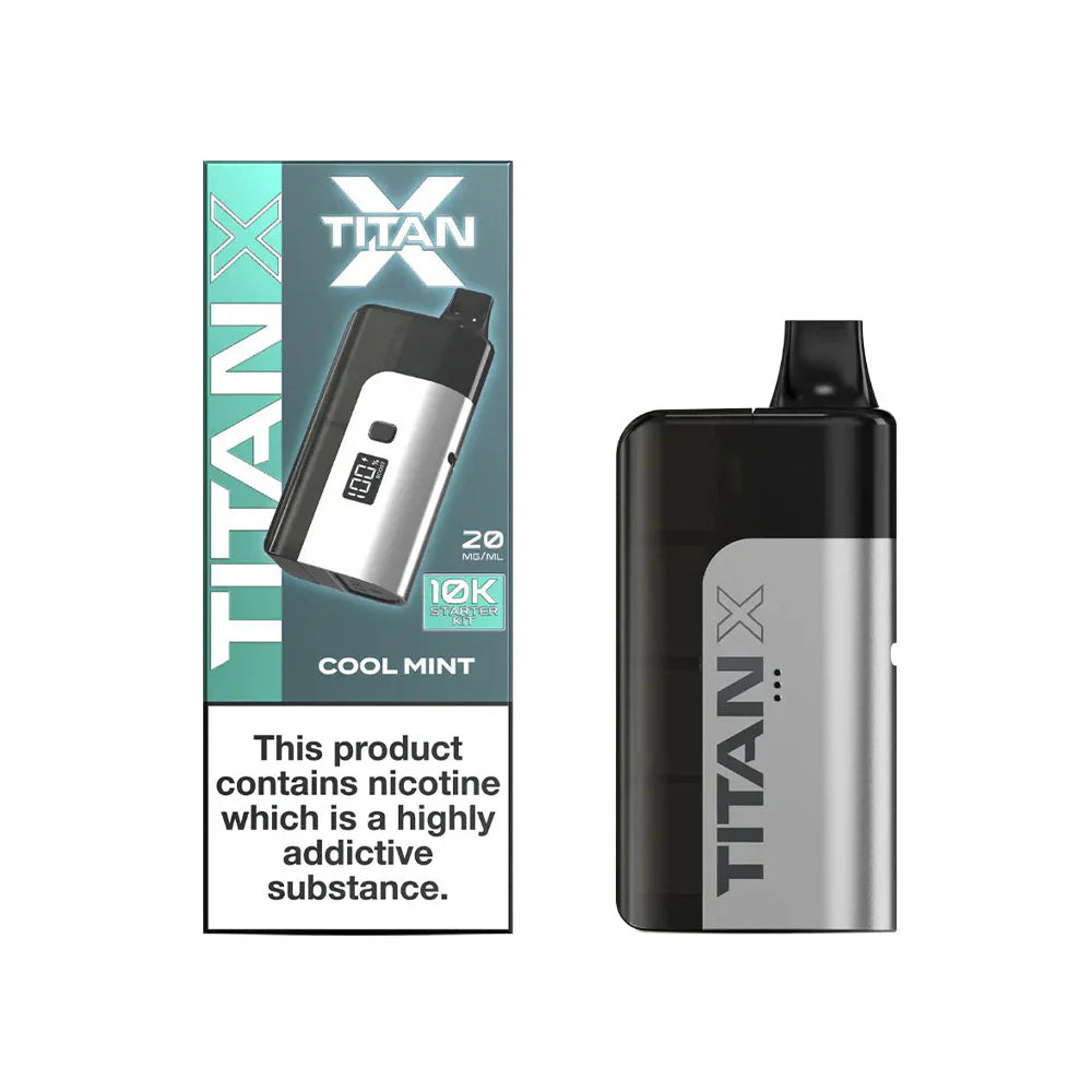 Titan X Starter Kit 20mg Cool Mint