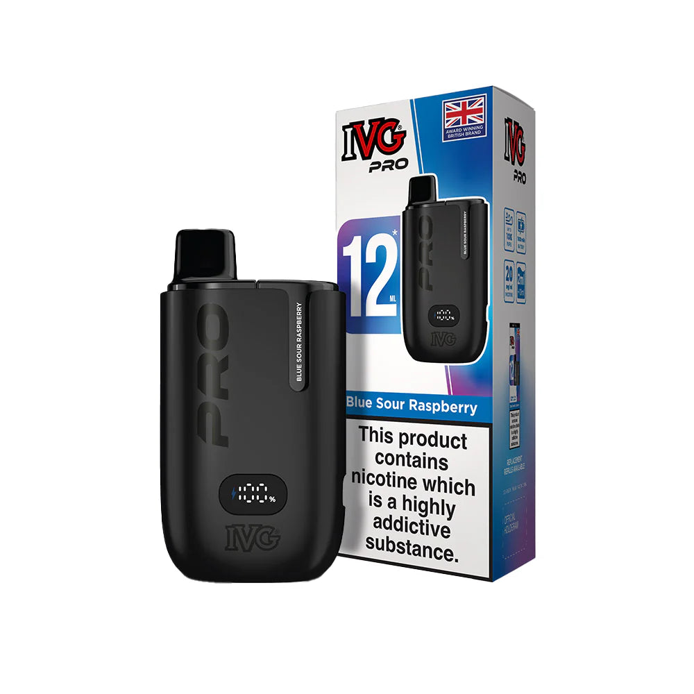 IVG PRO 12 Starter Kit Blue Sour Raspberry 20mg