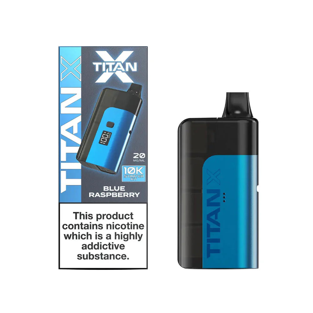 Titan X Starter Kit 20mg Blue Raspberry