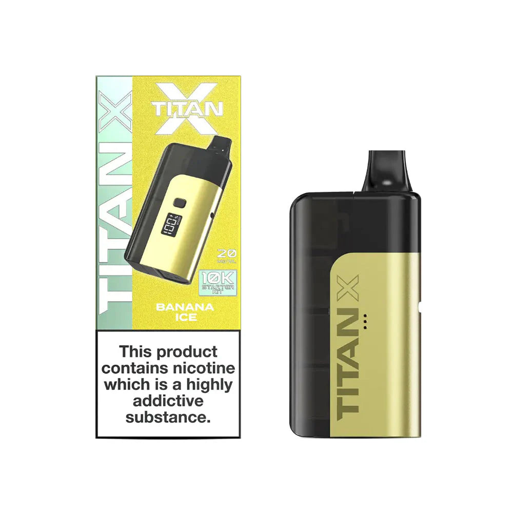 Titan X Starter Kit 20mg Banana Ice