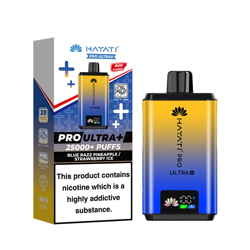 Hayati Pro Ultra+ Kit Blue Razz Pineapple / Strawberry Ice
