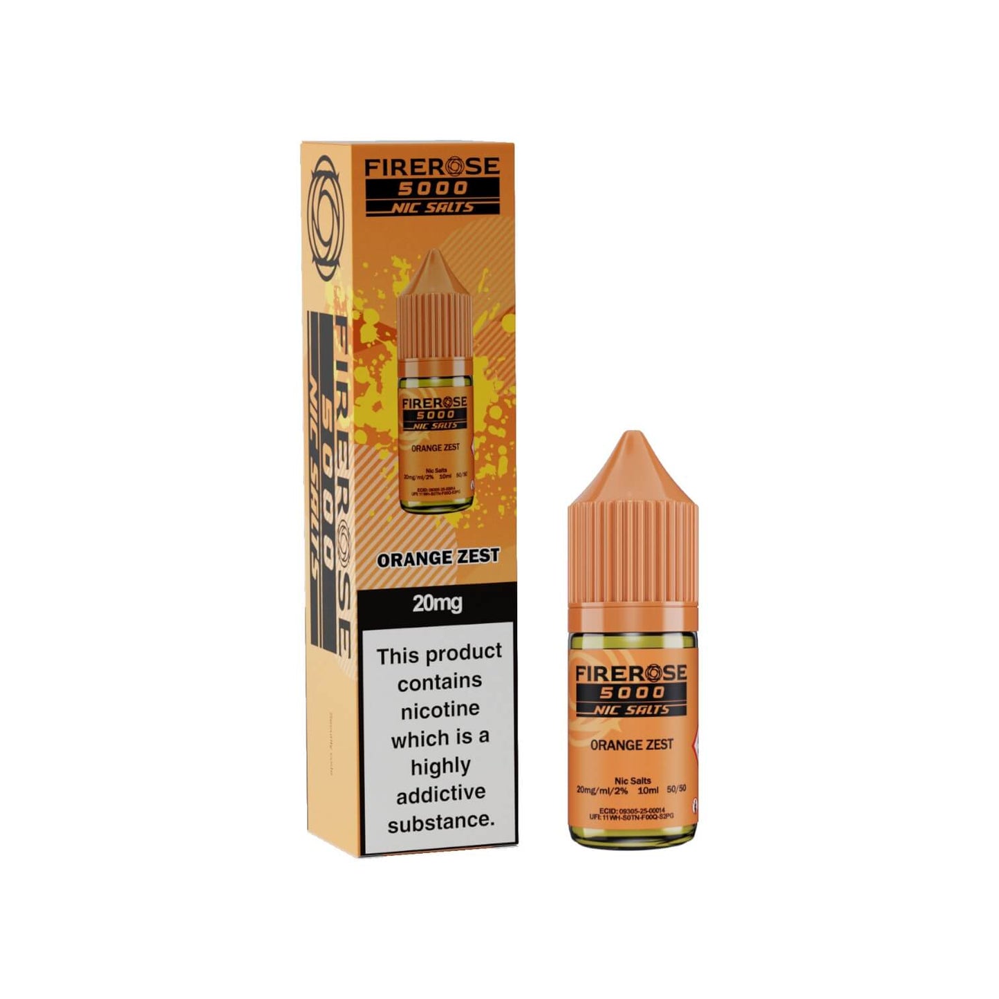 Firerose 5000 Nic Salts Orange Zest 20mg