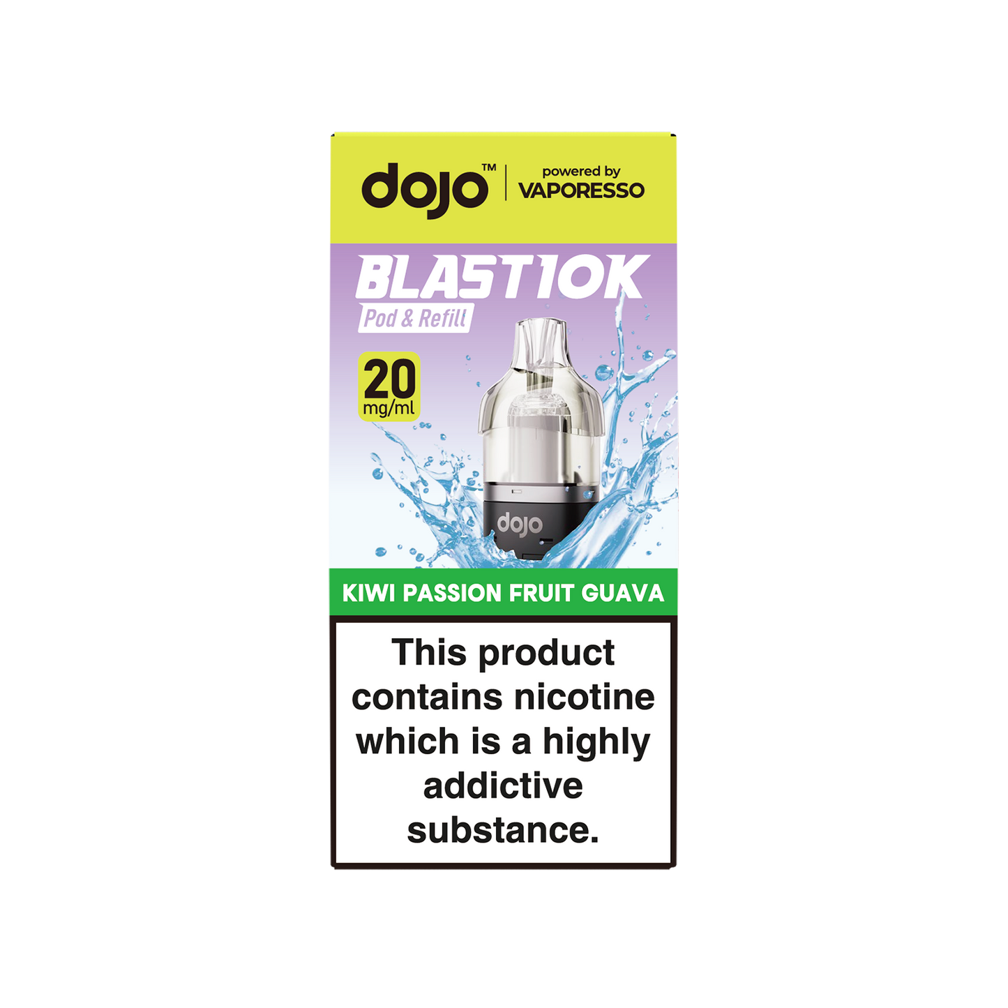 Dojo Blast 10K Kit Kiwi Passion Fruit Guava