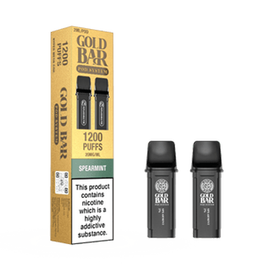 Gold Bar Pod System Refills Spearmint 20mg