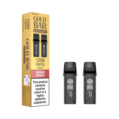 Gold Bar Pod System Refills  Summer Berries 20mg