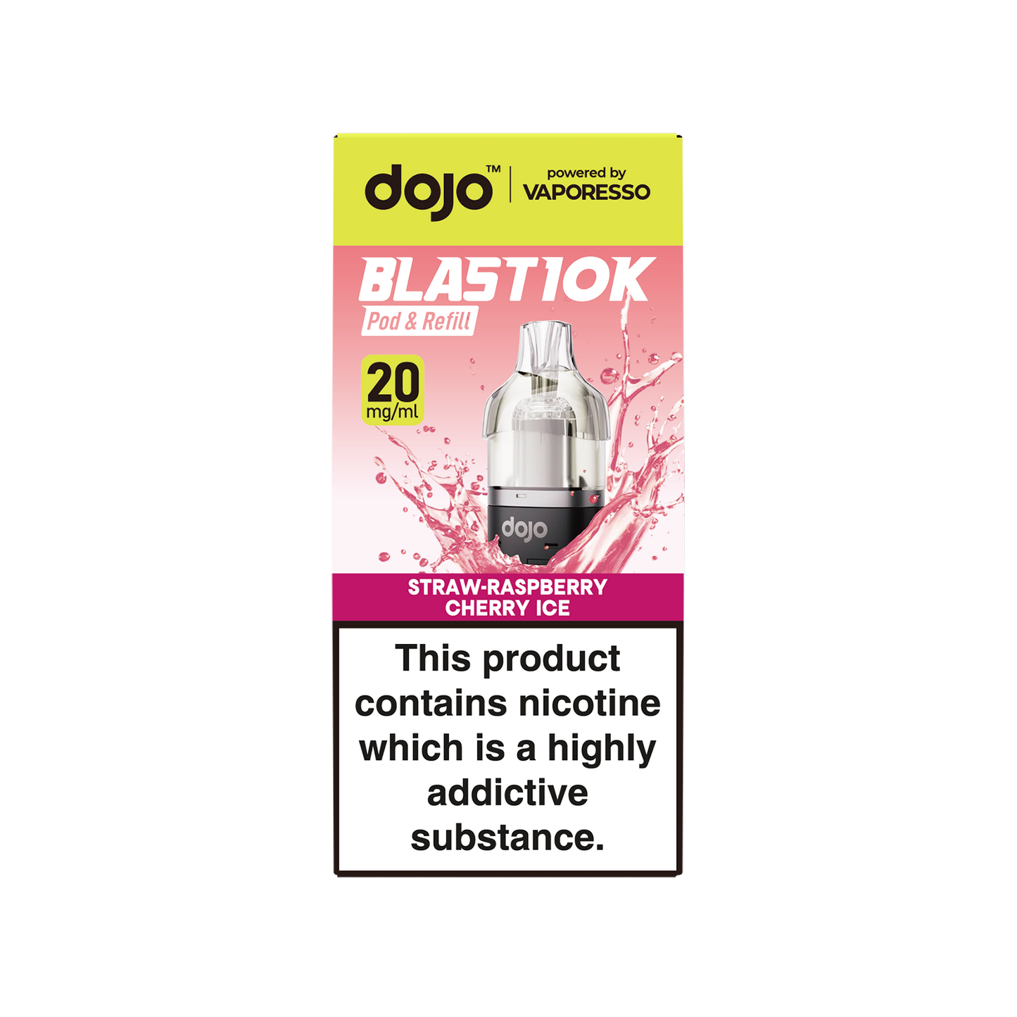 Dojo Blast 10K Kit Straw-Raspberry Cherry Ice