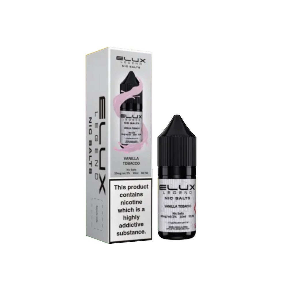 Elux Legend Nic Salts Vanilla Tobacco 10mg
