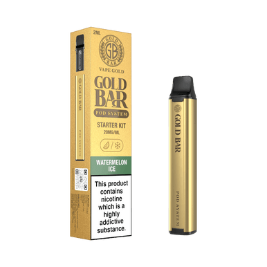 Gold Bar Pod System Starter Kit Watermelon Ice 20mg