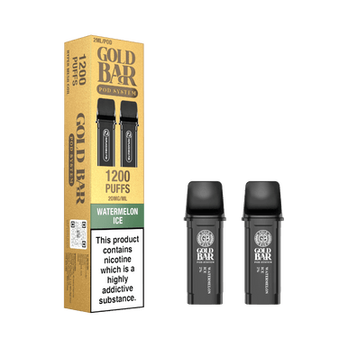 Gold Bar Pod System Refills Watermelon Ice 20mg