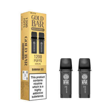 Gold Bar Pod System Refills Banana Ice 20mg