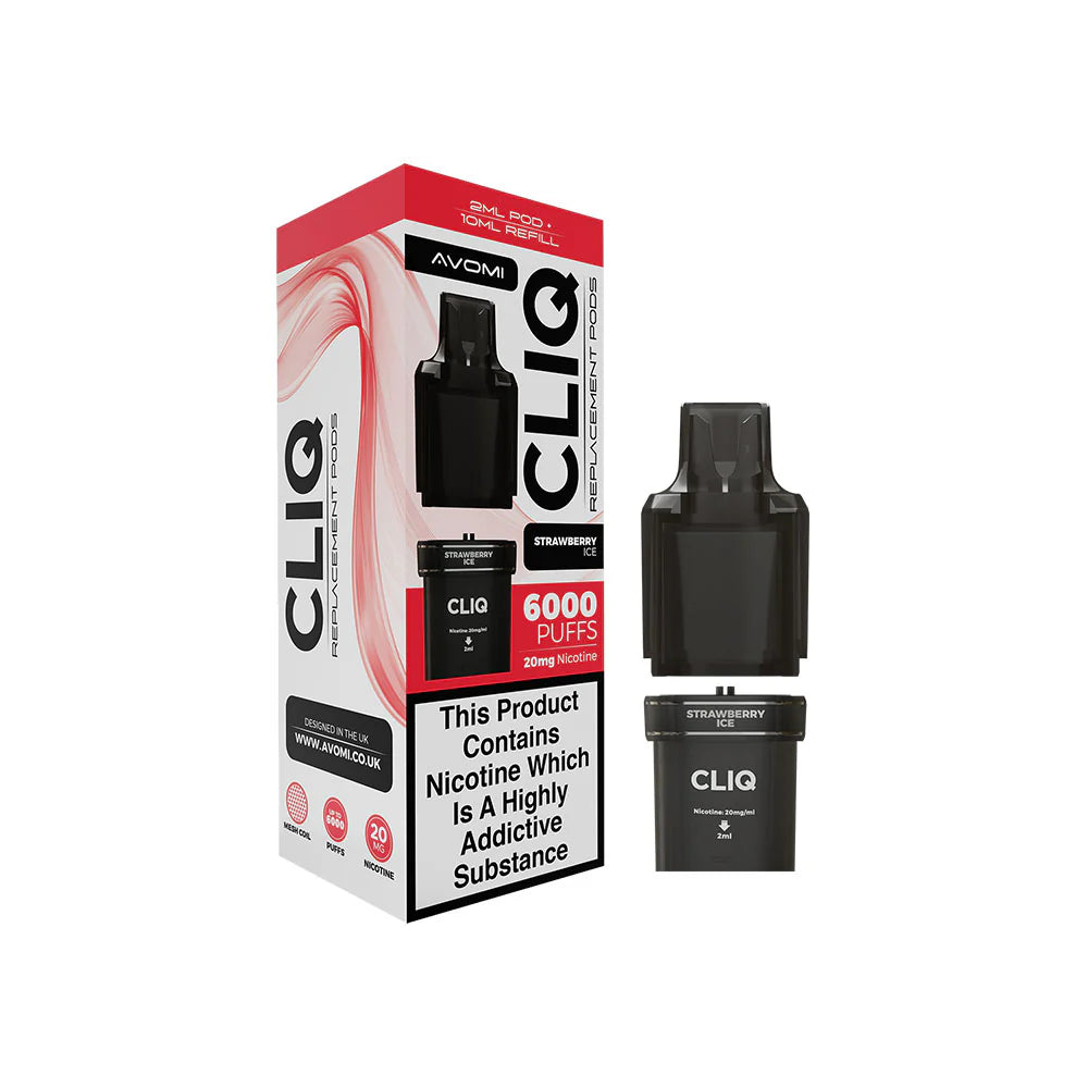Avomi Cliq Prefilled Replacement Pod Strawberry Ice
