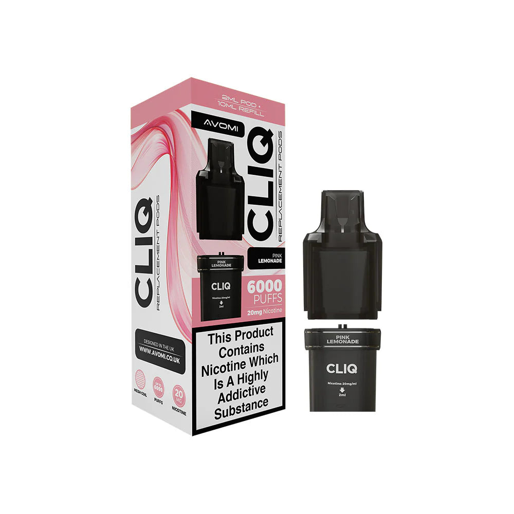 Avomi Cliq Prefilled Replacement Pod Pink Lemonade