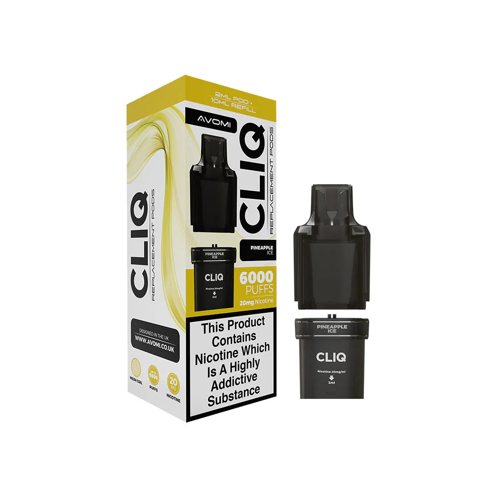 Avomi Cliq Prefilled Replacement Pod Pineapple Ice