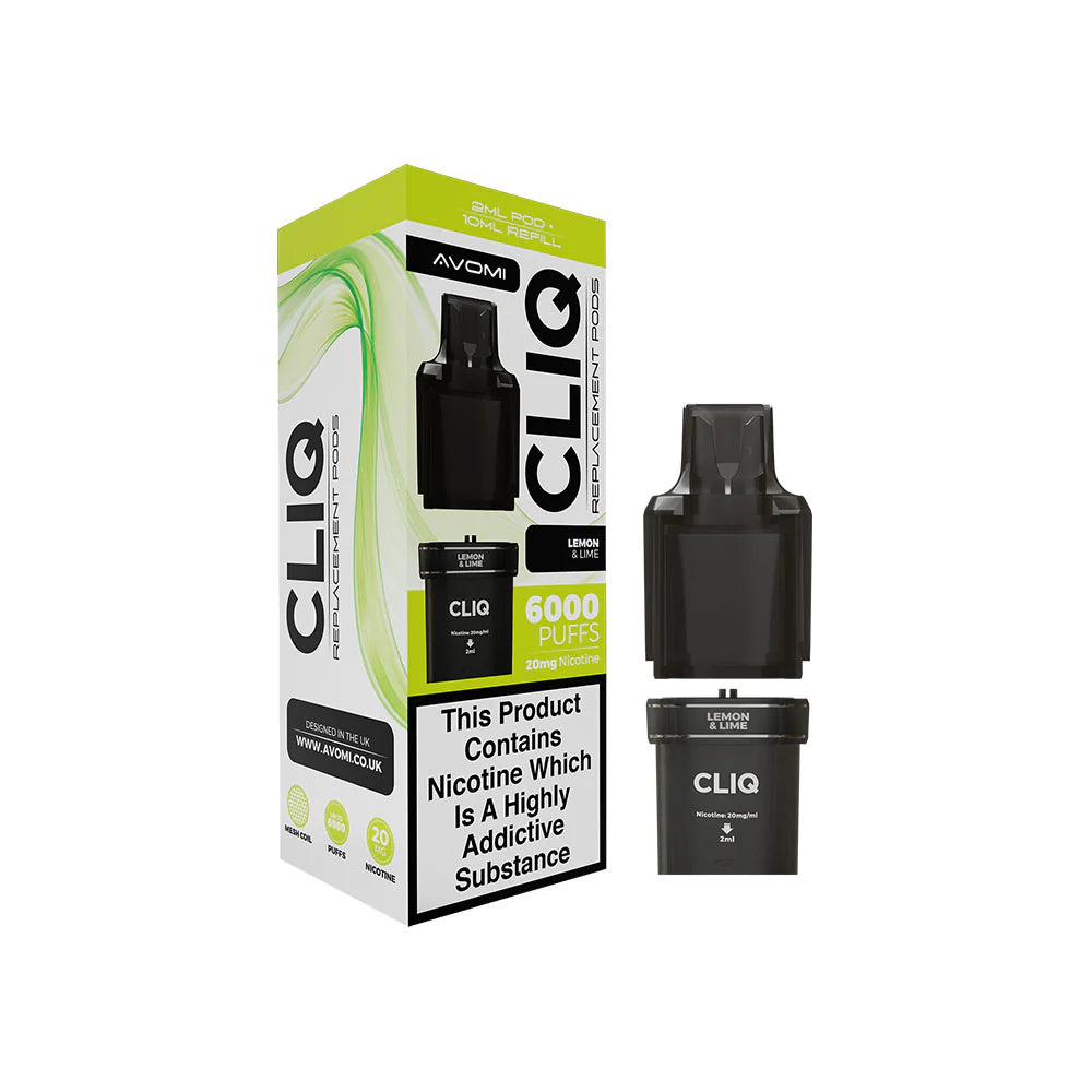 Avomi Cliq Prefilled Replacement Pod Lemon & Lime