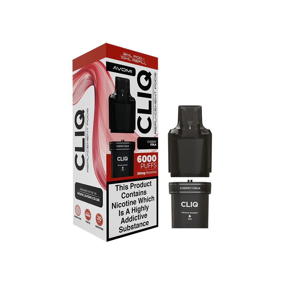Avomi Cliq Prefilled Replacement Pod Cherry Cola
