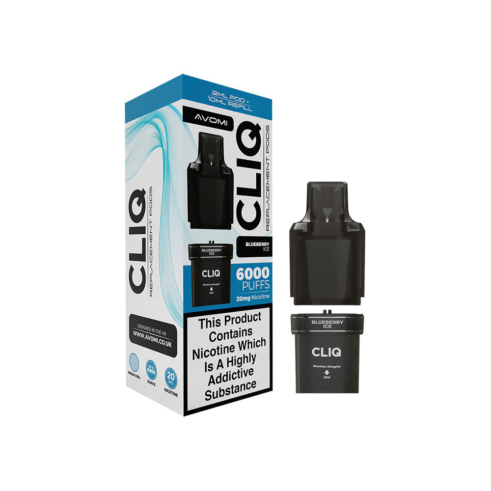 Avomi Cliq Prefilled Replacement Pod Blueberry Ice