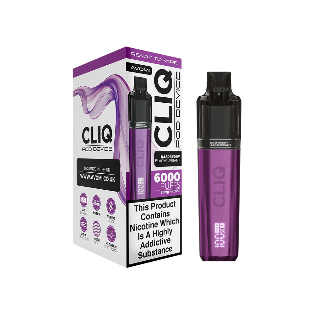 Avomi Cliq Starter Kit Raspberry Blackcurrant