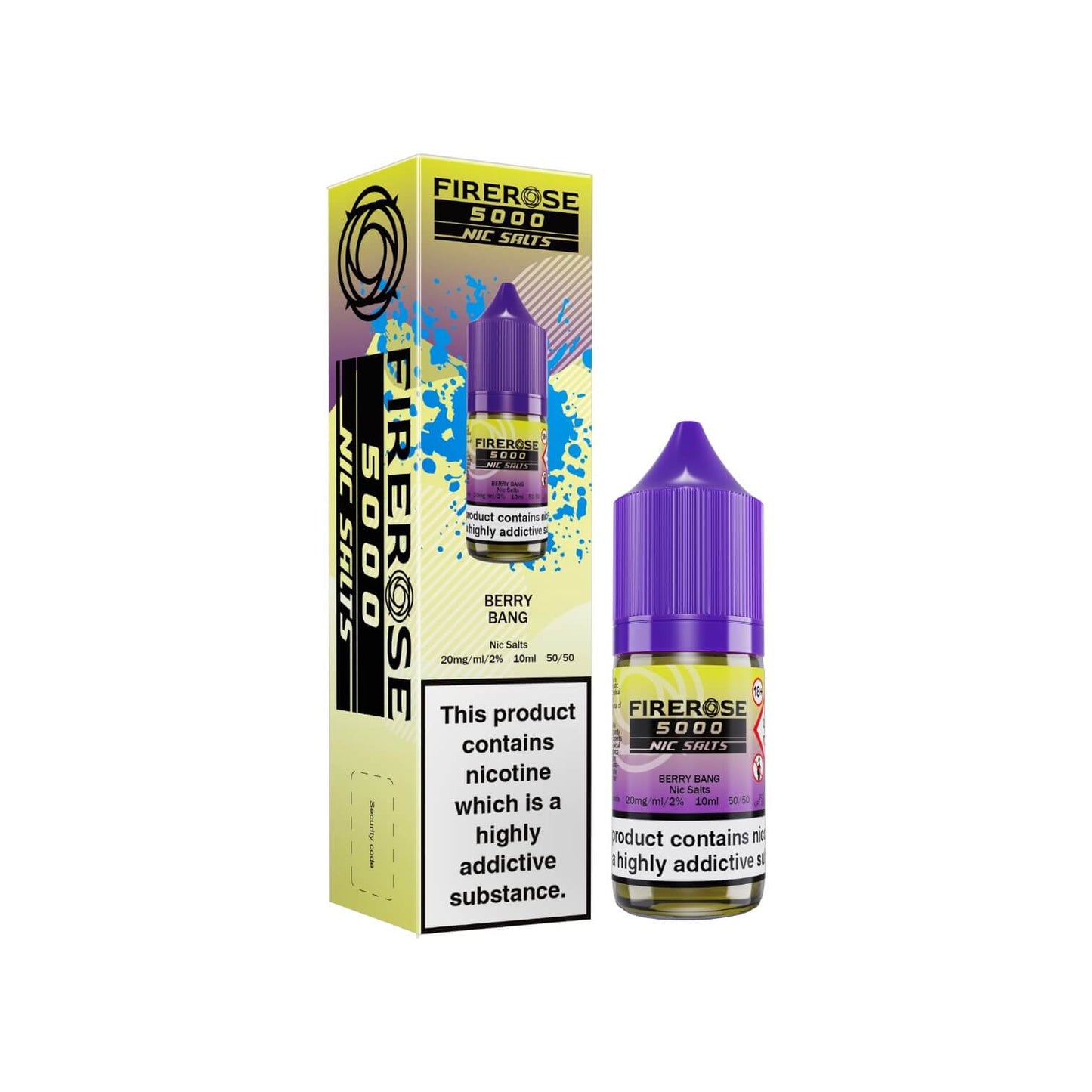 Firerose 5000 Nic Salts Berry Bang 10mg