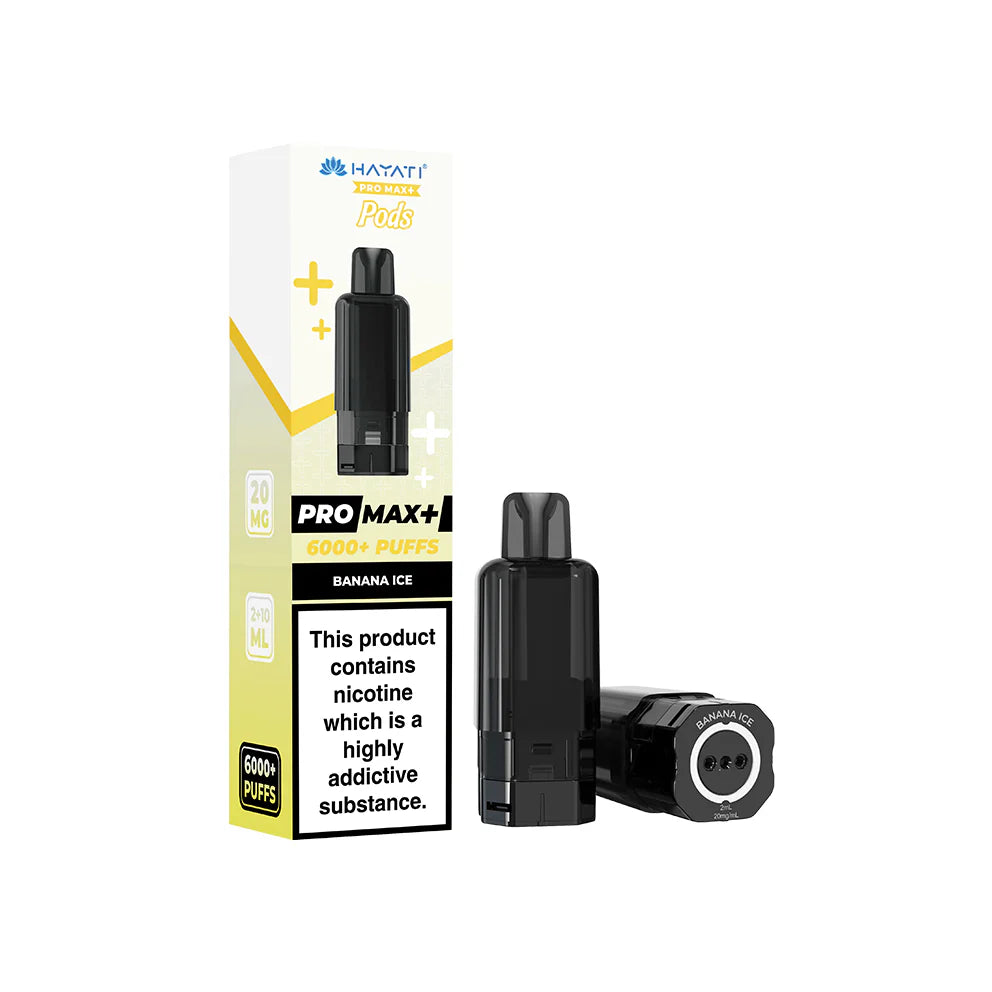 Hayati Pro Max+ Pods 20mg Banana Ice