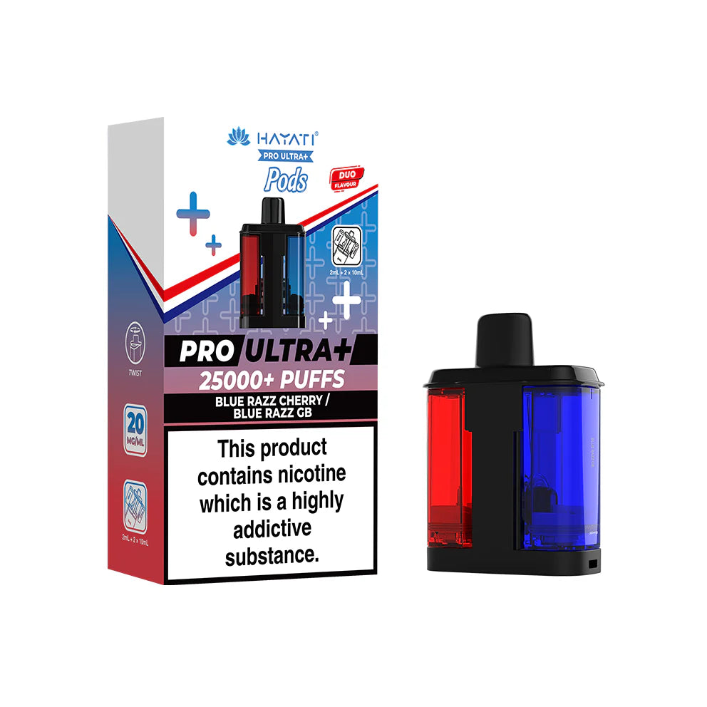 Hayati Pro Ultra+ Refill Pod Blue Razz Cherry / Blue Razz Gb