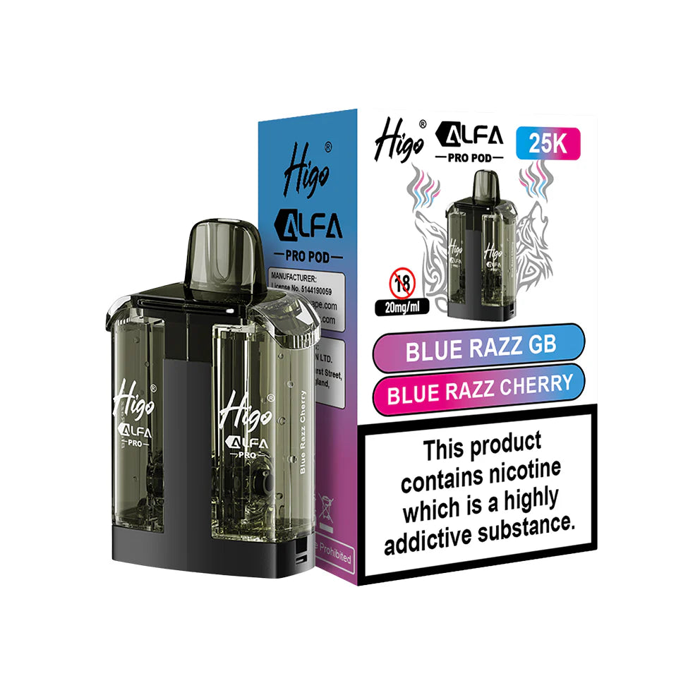 Higo Alfa Pro Pod Blue Razz GB/Blue Razz Cherry