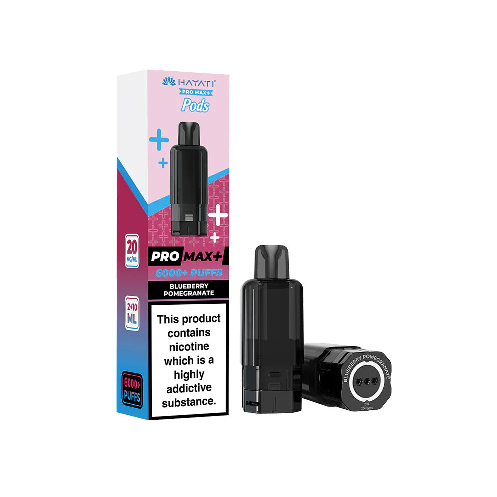 Hayati Pro Max+ Pods 20mg Blueberry Pomegranate