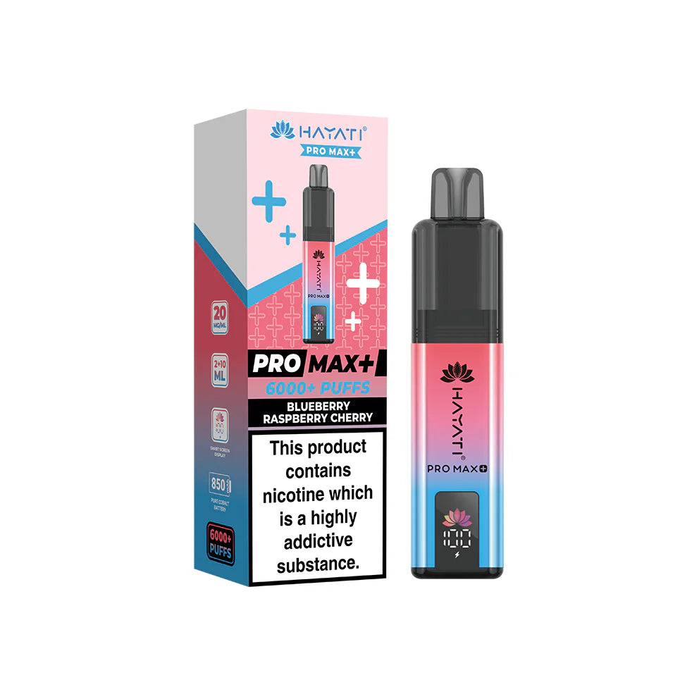 Hayati Pro Max+ Kit Blueberry Raspberry Cherry
