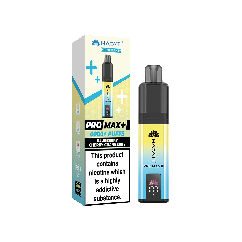 Hayati Pro Max+ Kit 20mg Blueberry Cherry Cranberry