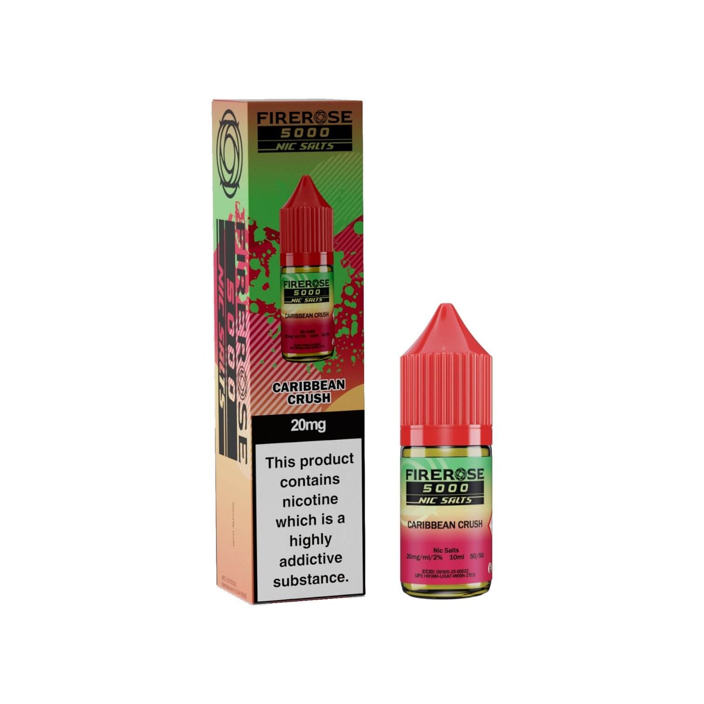 Firerose 5000 Nic Salts Caribbean Crush 20mg