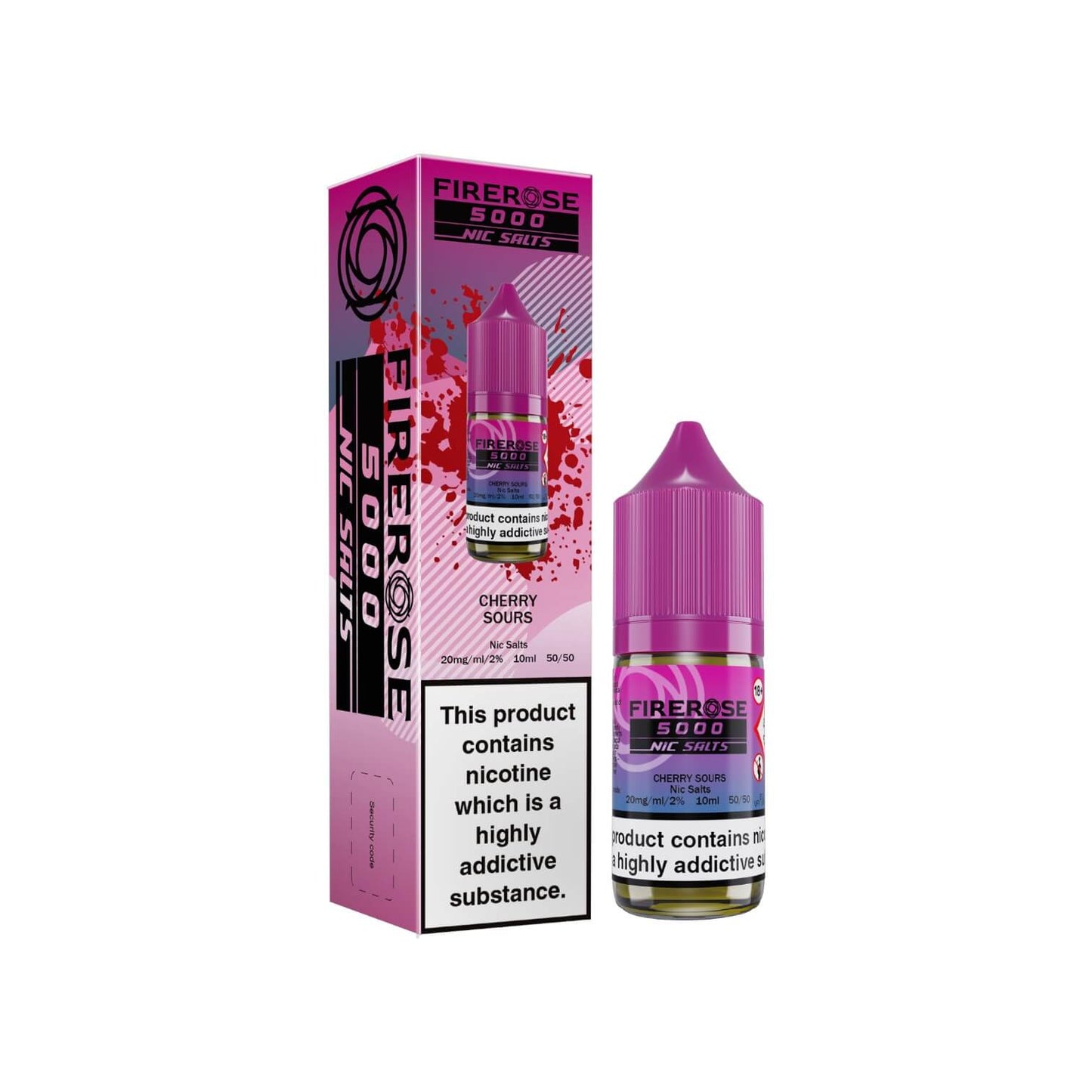 Firerose 5000 Nic Salts Cherry Sours 20mg