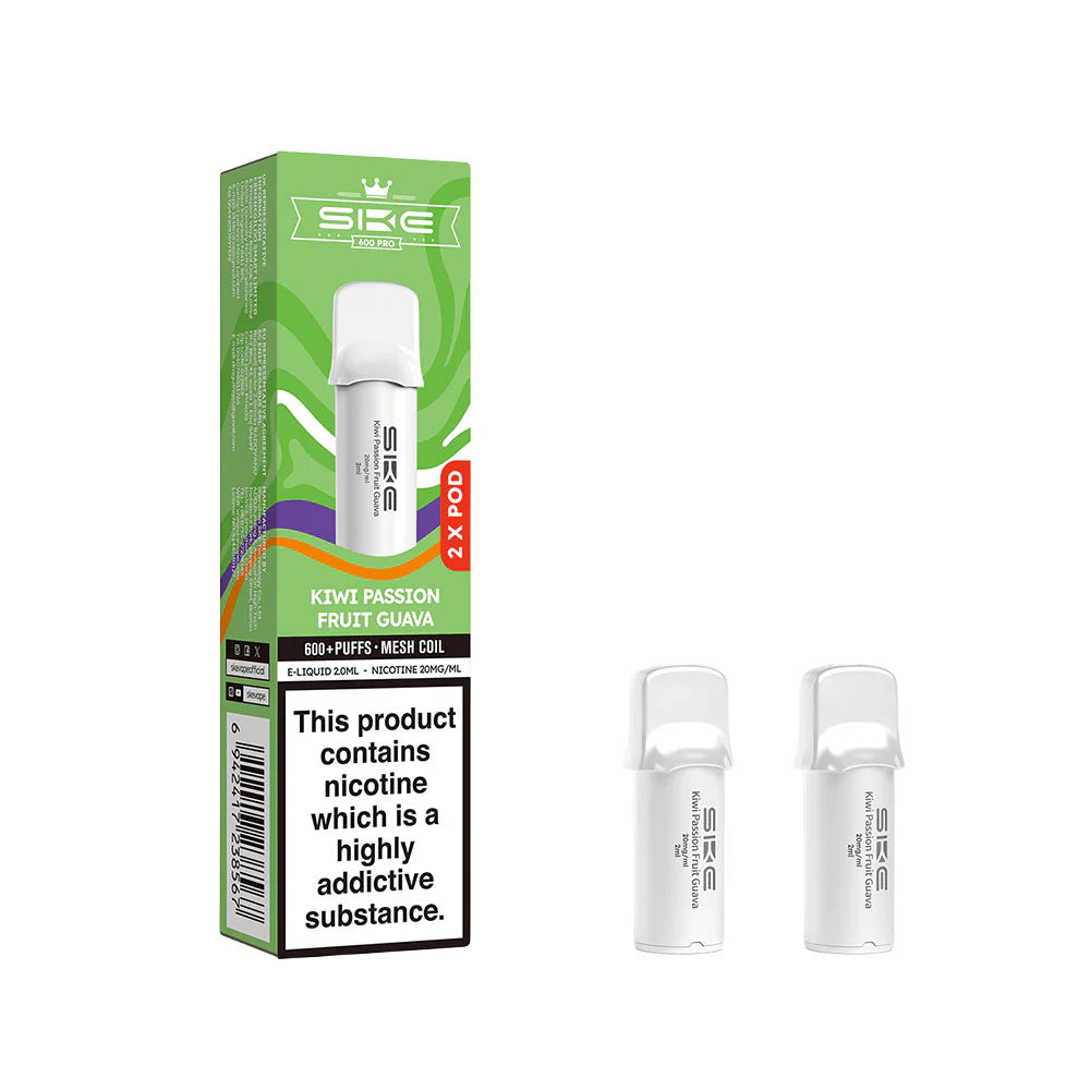 Crystal 600 Pro Pods Kiwi Passion Fruit Guava