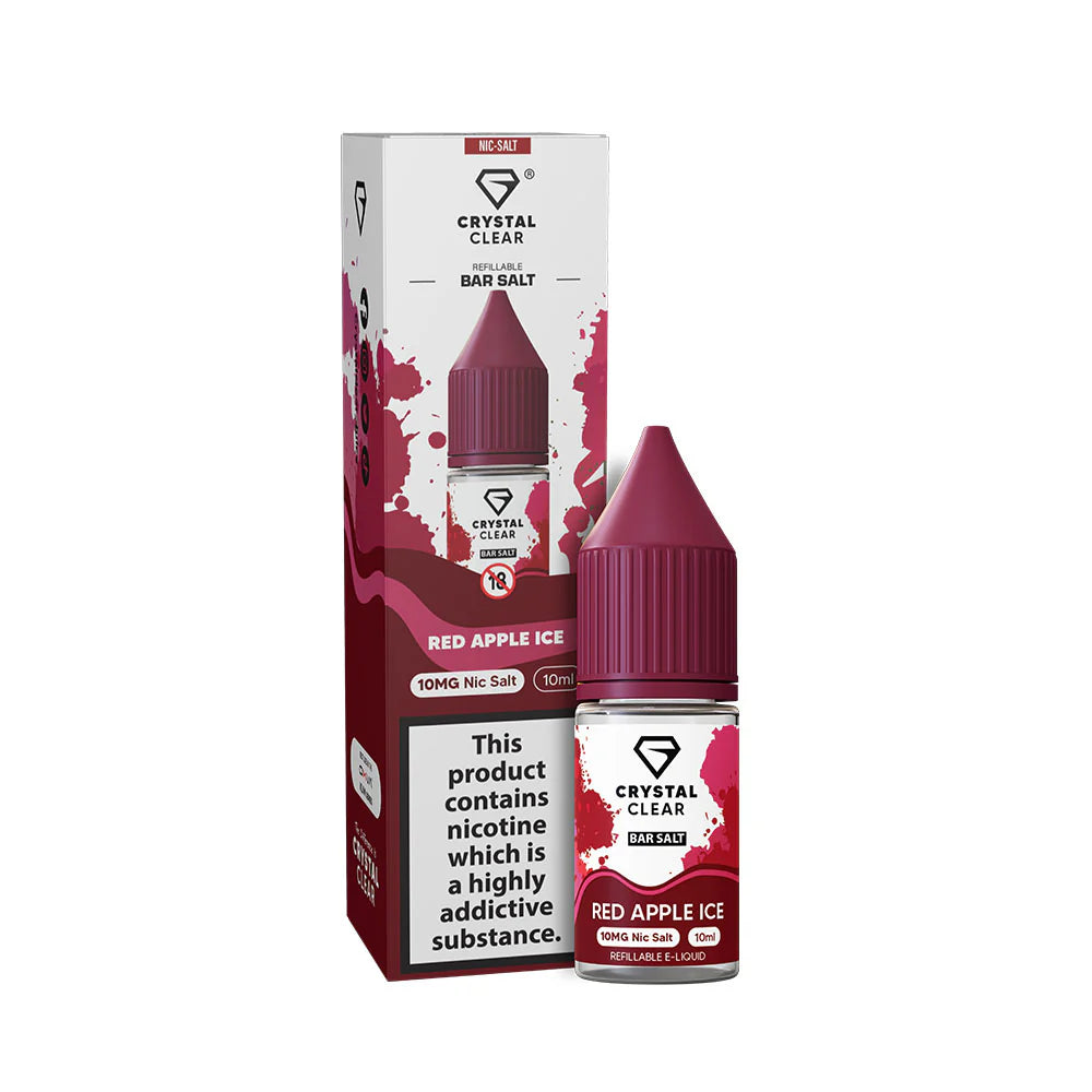 Crystal Clear 10ml Red Apple Ice 20mg