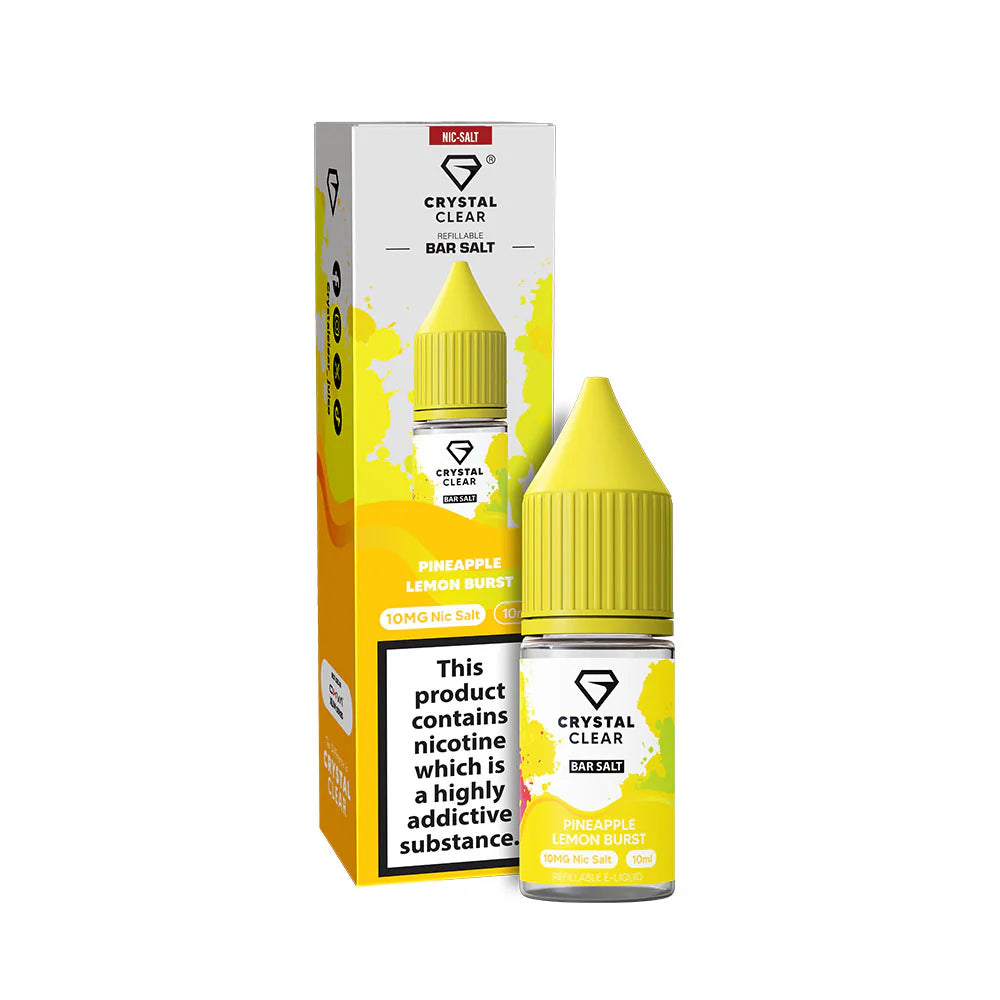 Crystal Clear 10ml Pineapple Lemon Burst 10mg