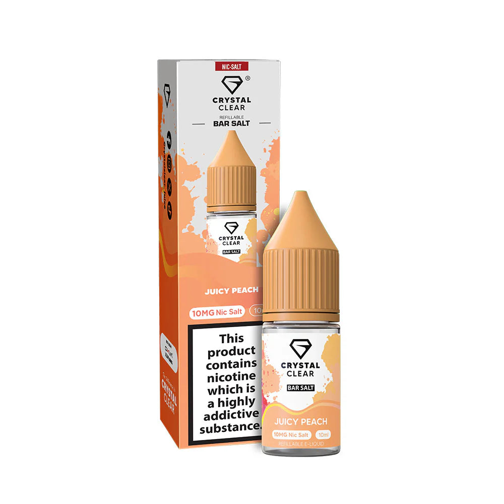 Crystal Clear 10ml Juicy Peach 20mg