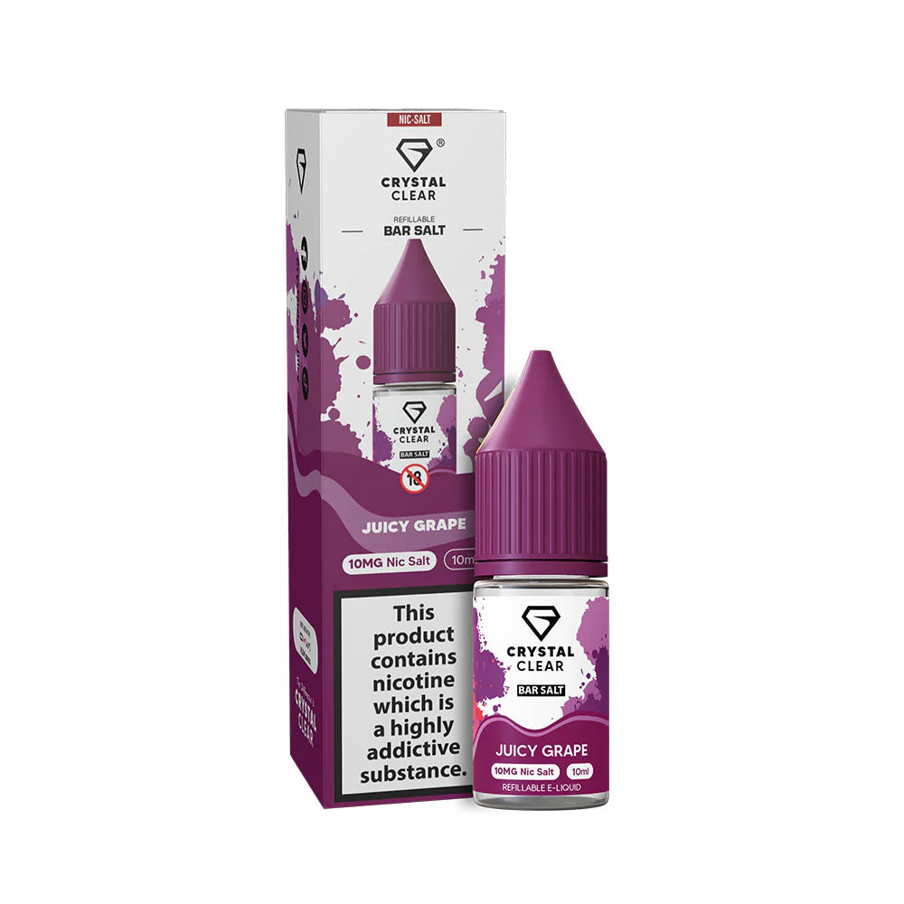 Crystal Clear 10ml Juicy Grape 20mg
