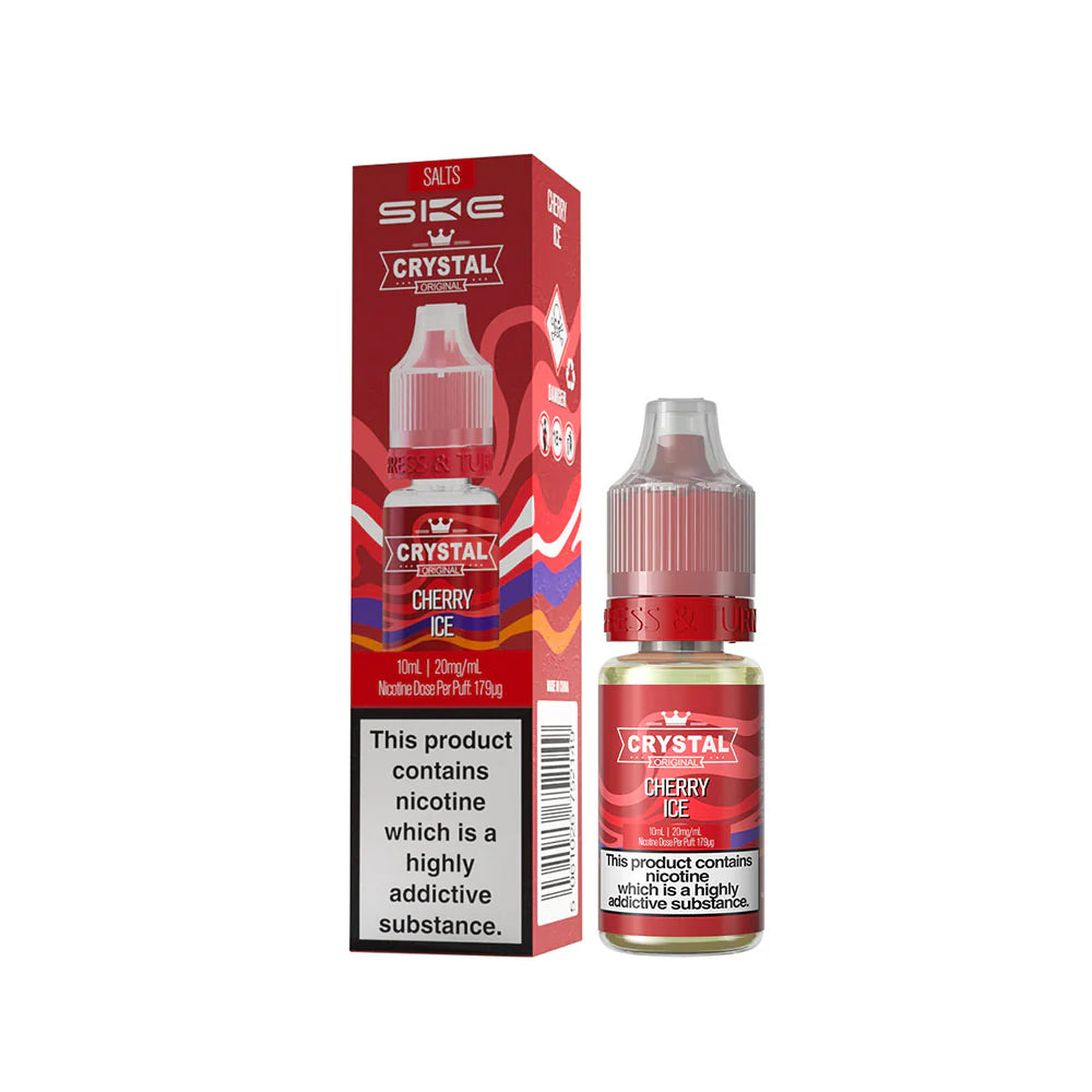 SKE Crystal Nic Salts 10ml Cherry Ice 10mg